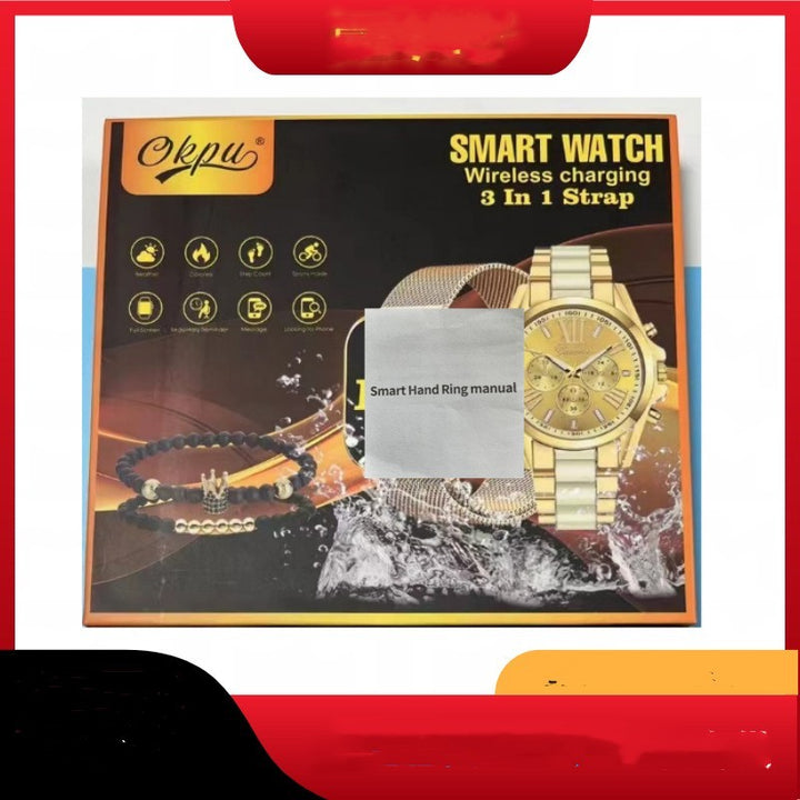 D68 Smart Watch Health Monitoring Bluetooth Calling. basic side 